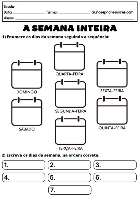 roleta dos dias da semana